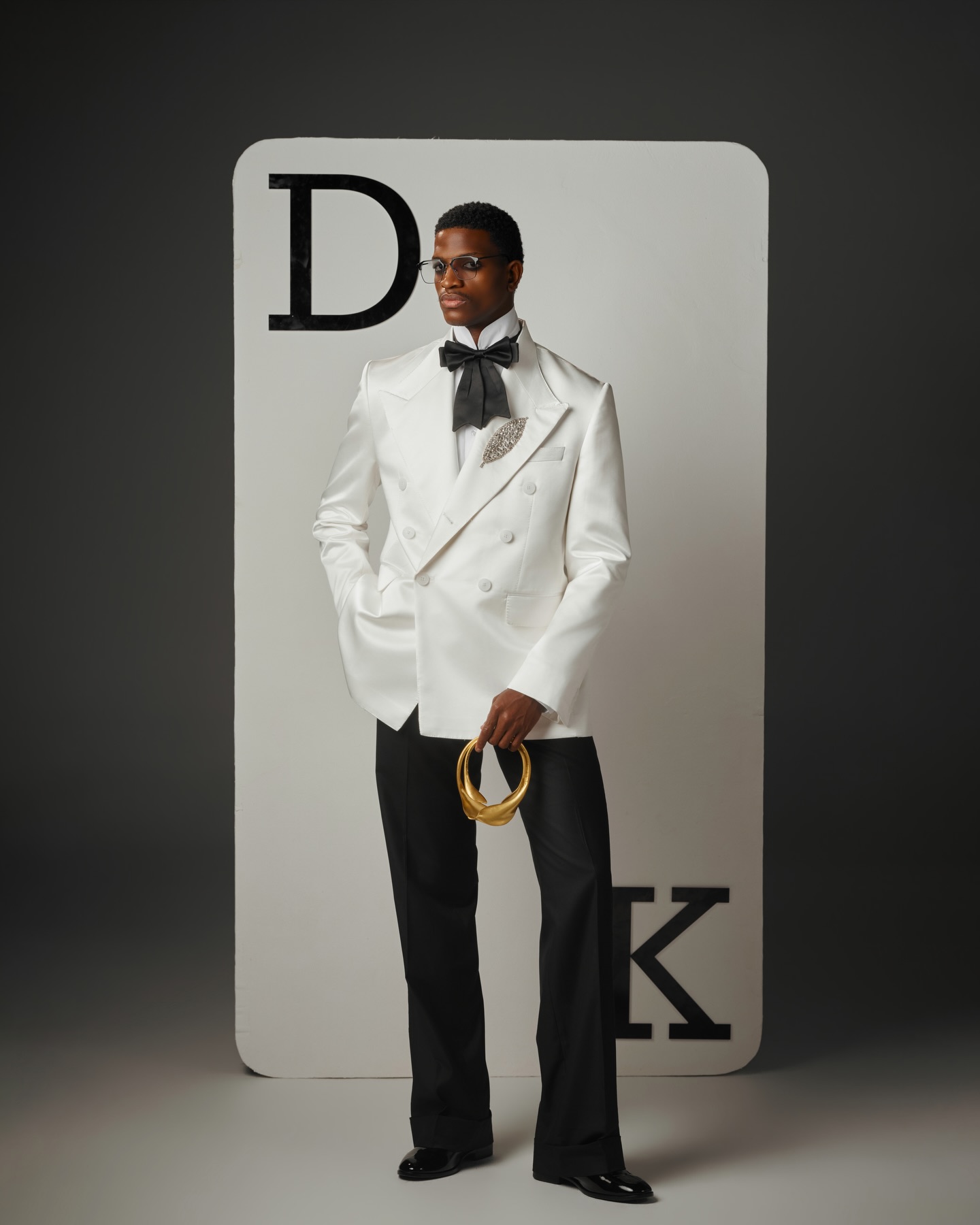 Men Formal Wear Black And White - 화이트 남성 정장 세트 2피스 블레이저+블랙