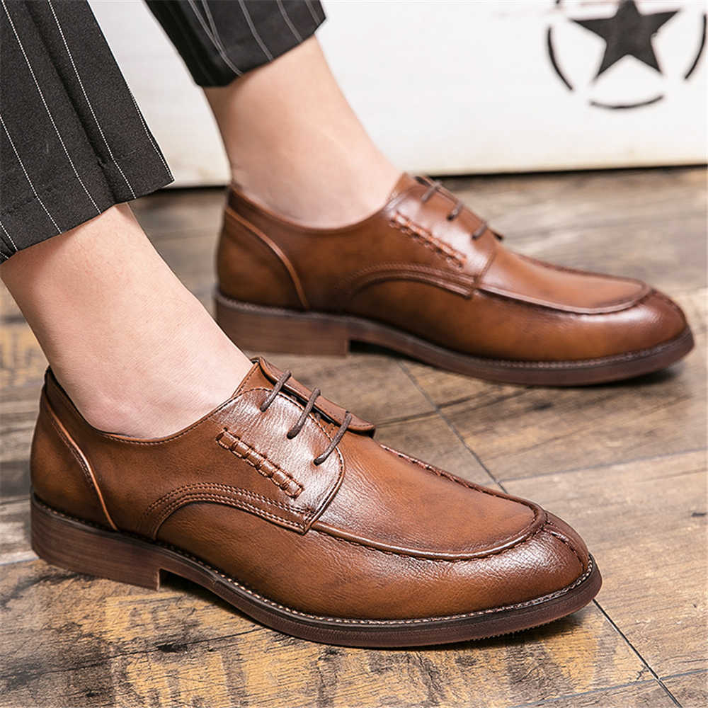 Men Formal Wear With Sneakers - 우아한 미끄럼 방지 대형 남성 신발