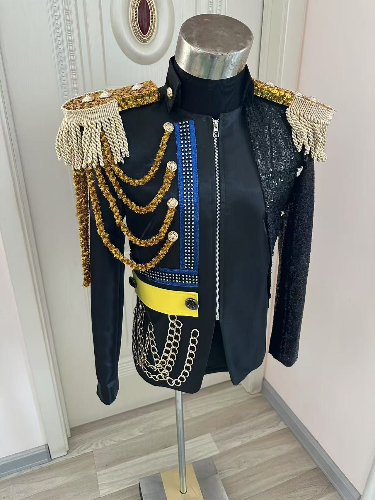 새로운 남성 태슬 로얄 재킷 웨딩 파티 연회 정장 드레 - Men'S Formal Wear 리뷰 및 가격