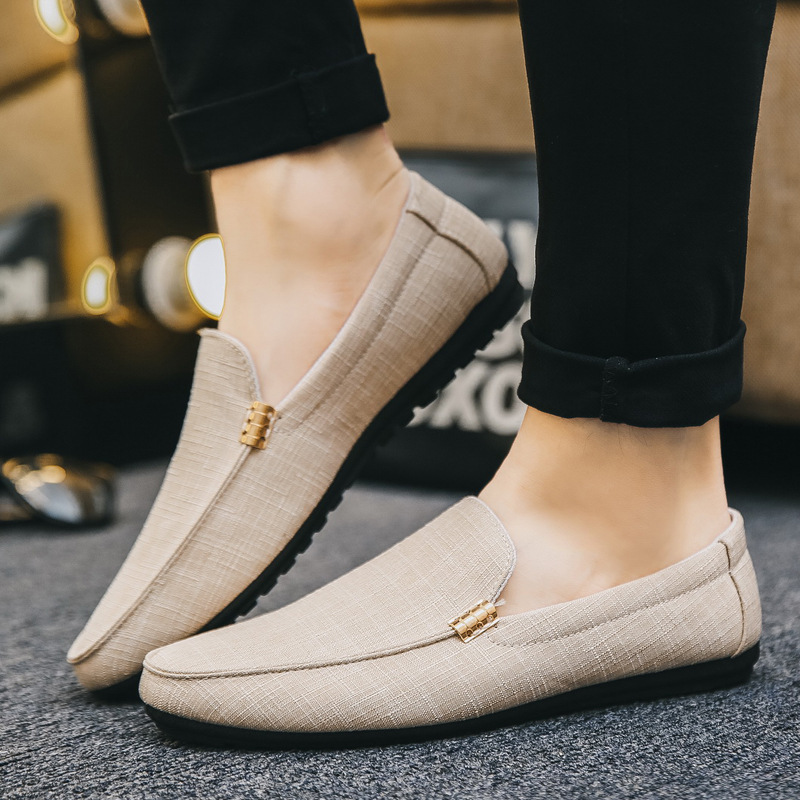 남성 캐주얼 신발 캔버스 슬립 남성 럭셔리 드레스 운전 - Men'S Formal Party Wear Shoes 리뷰 및 가격