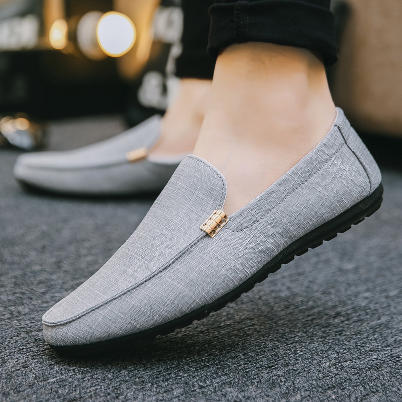 남성 캐주얼 신발 캔버스 슬립 남성 럭셔리 드레스 운전 - Men'S Formal Party Wear Shoes 리뷰 및 가격