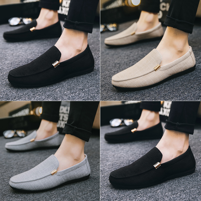 남성 캐주얼 신발 캔버스 슬립 남성 럭셔리 드레스 운전 - Men'S Formal Party Wear Shoes 리뷰 및 가격