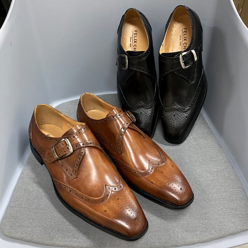 남성 캐주얼 신발 가죽 단화 패션 메탈 버클 디자인 비 - Men'S Formal Party Wear Shoes 리뷰 및 가격
