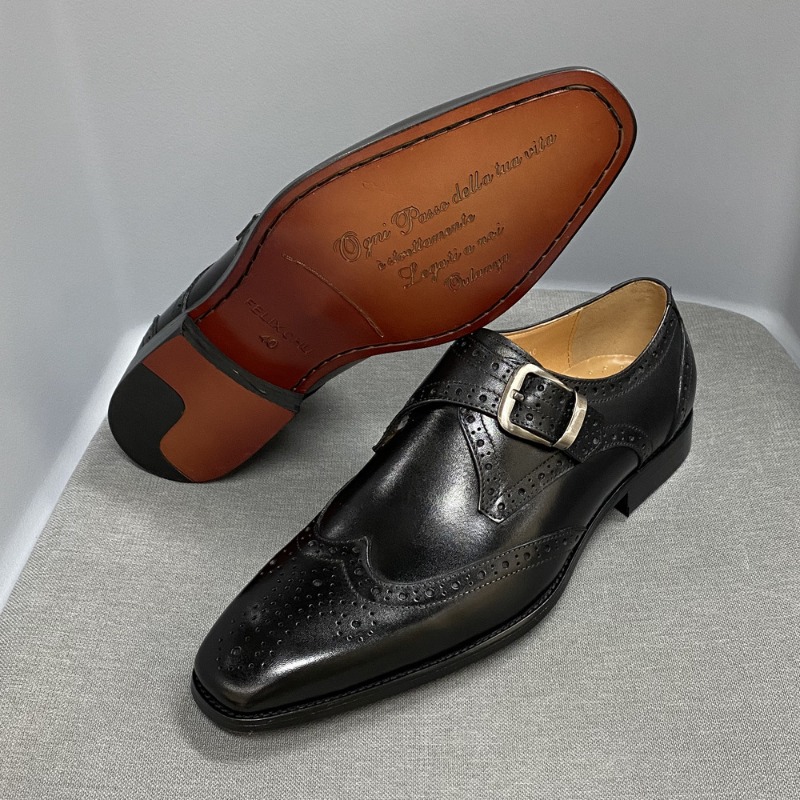 남성 캐주얼 신발 가죽 단화 패션 메탈 버클 디자인 비 - Men'S Formal Party Wear Shoes 리뷰 및 가격