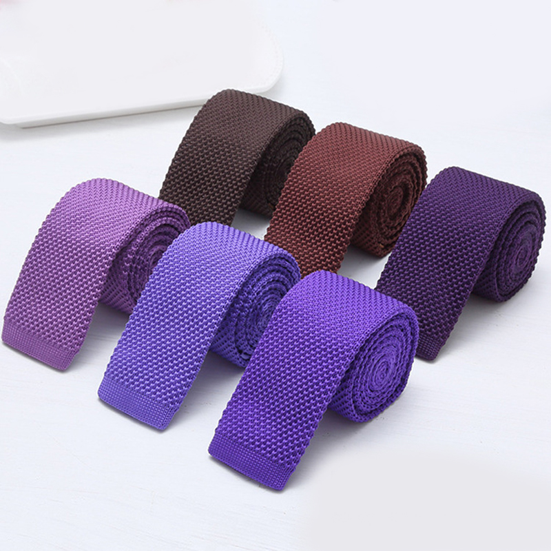 6cm 솔리드 블랙 화이트 니트 넥타이 남성용 포멀 패 - Men Formal Wear Black And White 리뷰 및 가격